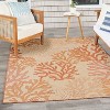 Nourison Garden Oasis Nautical Coral Beach Outdoor Rug - 2 of 4