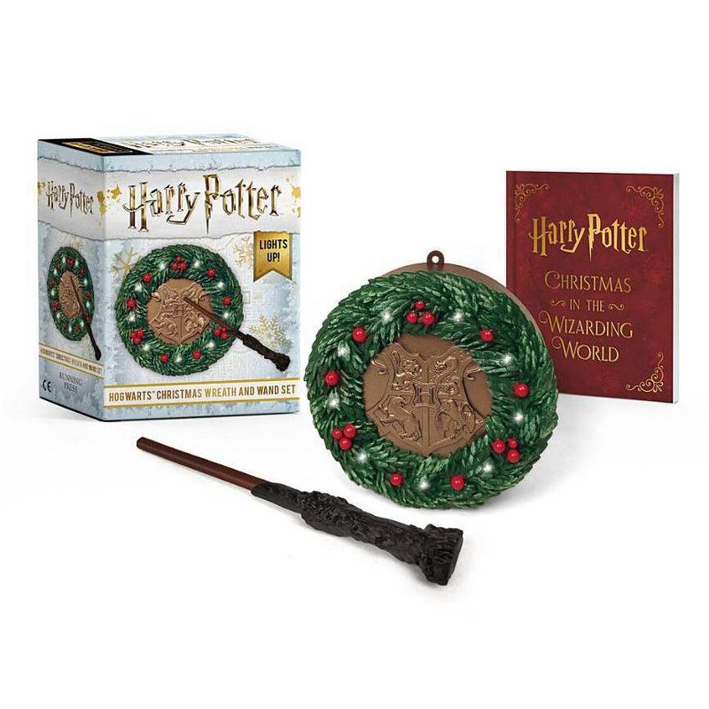 Harry Potter: Hogwarts Christmas Wreath and Wand Set - (Rp Minis) by  Donald Lemke (Paperback), 1 of 5