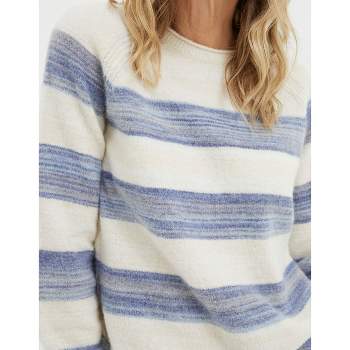 Fatface Women's Denim Ombre Stripe Sweater