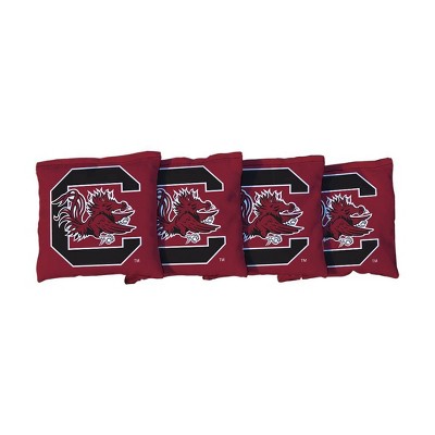 NCAA South Carolina Gamecocks Corn-Filled Cornhole Bags Burgundy - 4pk