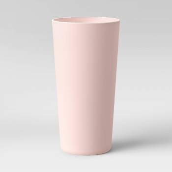 26oz Plastic Tall Tumbler Polypro Pink - Room Essentials™