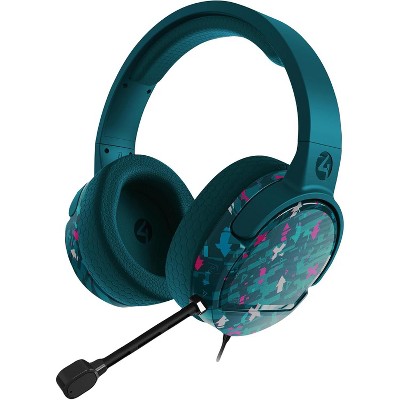 4Gamers Panther Gaming Headset GLITCH - Compatible with PS4, PS5, Xbox One, Series S, Series X, Nintendo Switch, PC and mobile devices Teal