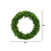 Nearly Natural 20-in Artificial Boxwood Wreath - 4 of 4