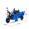 12V Electric Ride-On Cargo Trike for Kids , 2WD 3-Wheel Truck Toy with Storage Bed, LED, Music & Wide Seat, Safe Electric Vehicle for Toddlers - 3 of 4