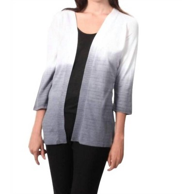 Women's Ombre Back-Cutout Cardigan - ANGEL