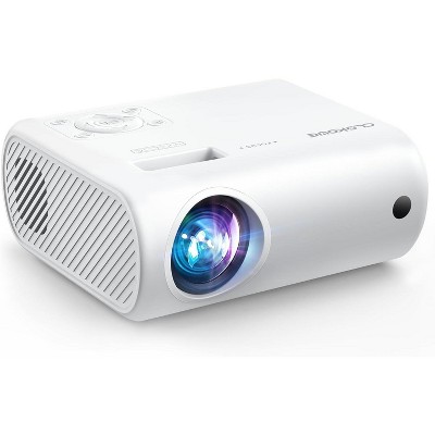 CLOKOWE Mini Projector, Upgraded Portable Projector with 9000 Lux and Full HD 1080P, Compatible with iOS/Android Phone/Tablet/Laptop/PC/TV Stick/Box