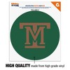 Montana Tech of the University of Montana Primary Logo Automotive Car Window Locker Circle Bumper Sticker - 3 of 4