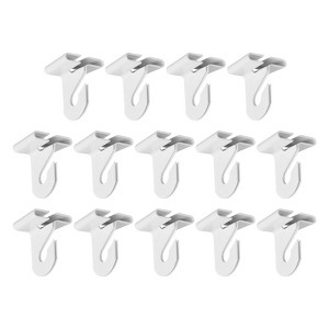 Unique Bargains Metal T-Bar Track Tiles Suspended Plants Utility Drop Ceiling Hooks - 1 of 4