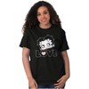 Women's Betty Boop Love Cute Girly Cartoon Graphic T Shirt Tees Brisco Brands - 3 of 4