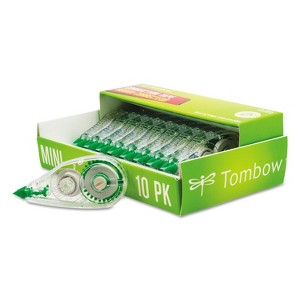 Tombow MONO Mini Correction Tape 1/6" x 315" Non-Refillable 10/Pack 68722 - 1 of 4