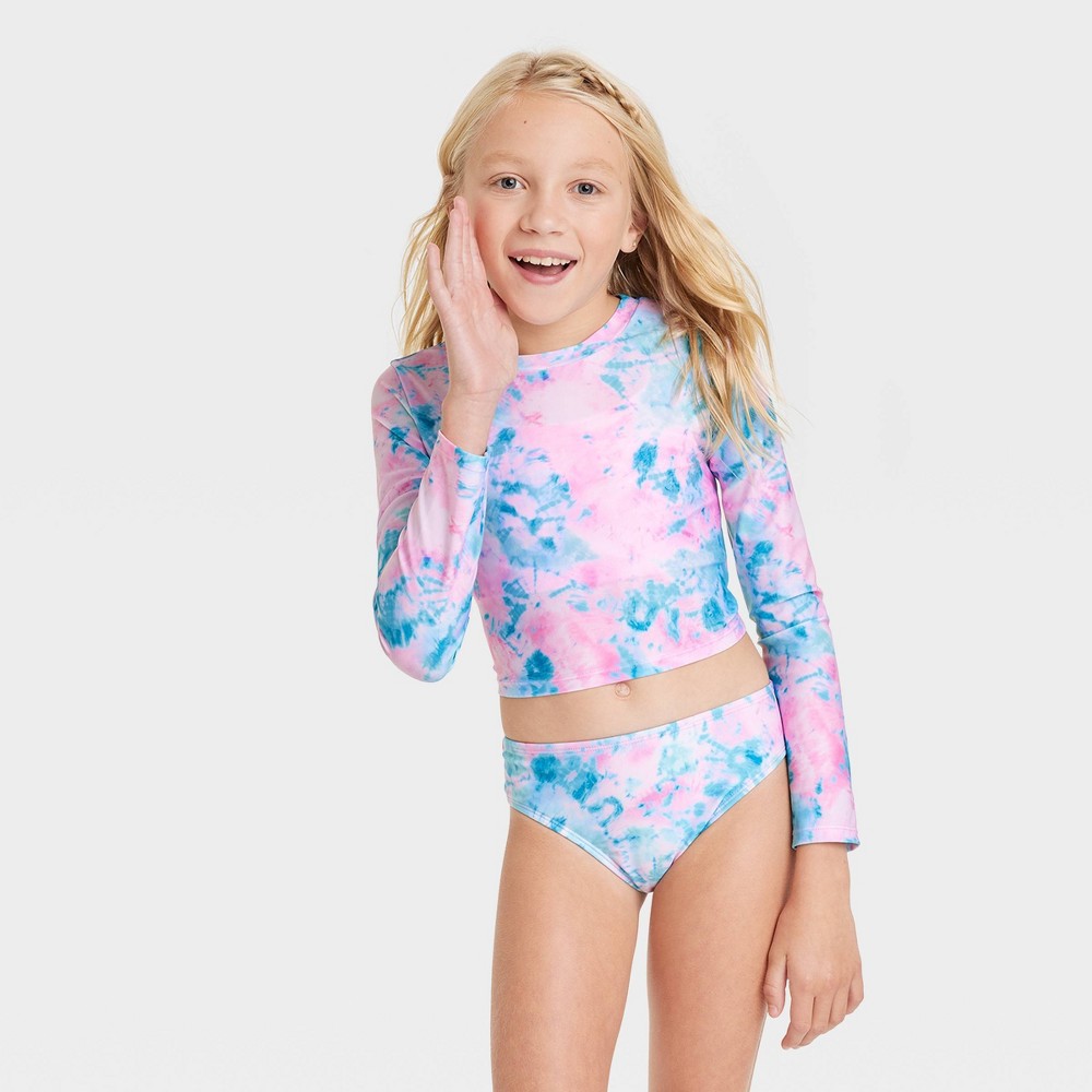 Girls' Tie-Dye Dreamer Swimwear Set - Cat & Jack™ XS