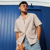Campus Sutra Men Men's Off-White & Beige Embroidered Geometric Shirt - 2 of 3