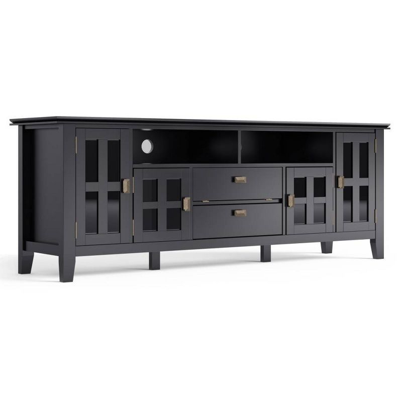Stratford Solid Wood TV Stand for TVs up to 80" - WyndenHall, 1 of 8