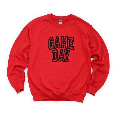 Simply Sage Market Women's Graphic Sweatshirt Embroidered Game Day Arched