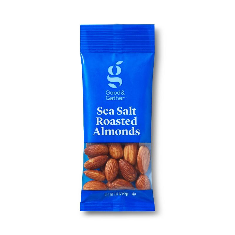 Salted Roasted Almonds - 1.5oz - Good &#38; Gather&#8482;, 1 of 4