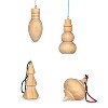 Wooden Ornaments Bulb - Bullseye's Playground™ - 2 of 2