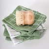 John Ritzenthaler Co. Terry Check Kitchen Towel  6-Pack - 4 of 4