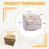 NicBex Swivel Chair Upholstered Accent Chair Comfy Chair Living Room Chair for Reading Room, Bedroom - 4 of 4