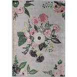 Rugs America Hanna Floral Transitional Area Rug