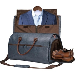 2-in-1 Garment and Duffle Bag, Convertible Carry-On with Hanging Compartment for Suits and Shoe Storage - 1 of 4