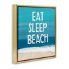 Stupell Industries Eat Sleep Beach Painting, 25" x 25" - 3 of 4