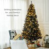 7.5 FT Tall PreLit Artificial Christmas Tree with Realistic Branches, 500 Warm White LED Lights and 1346 Tips - 4 of 4