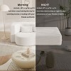 NicBex Modern Floor Convertible Sofa Bed Loveseat Couch with Pillows,Upholstered Futon Sofa for Living Room,Bedroom - 3 of 4