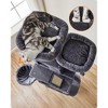 Feandrea 66.1/81.1"H Cat Tree Cat Tower for Indoor Cats, Plush Multi-Level Cat Condo with Scratching Posts, Perches, Caves, Hammock - 3 of 4