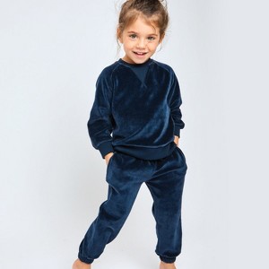 Honest Baby Velour Sweatsuit - 1 of 4