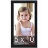 PosterPalooza | Panoramic Simple Black Picture Frame - UV Acrylic, Foam Board Backing, Hanging Hardware - 2 of 4
