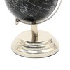 TopComfy Decorative Object Tabletop Globe on Aluminium Base for Elegant Home Office Decor, Gold, 3.5"*3"*6" - 3 of 4