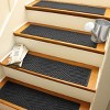 WaterHog 8.5"x30" Set of 4 Diamonds Indoor/Outdoor Stair Treads Door Mats - 2 of 4