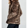 Women's Leopard Faux Fur Jacket - ELLISON - 4 of 4