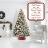 Casafield Water Hyacinth Christmas Tree Collar, Woven Tree Base Cover with Cord Cut Out - 2 of 4