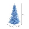 Vickerman Sky Blue Fir Artificial Christmas Tree - 2 of 4