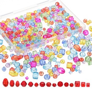 Unique Bargains Craft Embellishments DIY Jewelry Making Loose Glass Beads - 1 of 4