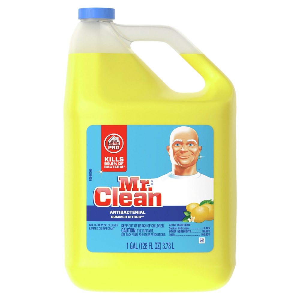 UPC 037000231233 product image for Mr. Clean Summer Citrus Scent Antibacterial Multi Surface All Purpose Cleaner -  | upcitemdb.com