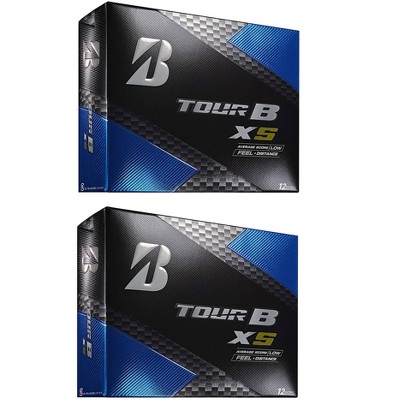 Bridgestone Tour B XS Feel & Distance Golf Balls Low Average Score, 24 Balls