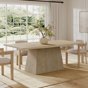 Christopher Knight Home Kaia Farmhouse Pedestal Dining Table - 1 of 4