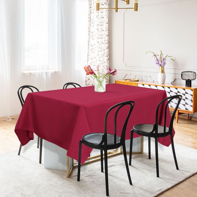 PiccoCasa Polyester Rectangle Tablecloth Table Cloths Dining Table Cover 1 Pc, 2 of 5