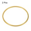 Unique Bargains Floral Hoop Wreath Frame Macrame Ring for Wedding Geometric Decor Party Wall Hanging - 3 of 4