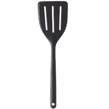 Turner/Spatula, 14-1/4 , Stainless Steel, Perforated, Thick Handle,  Thunder Group SLBF011