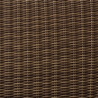 Bradenton Outdoor Wicker Armchair with Red Cushions