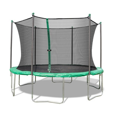 Trujump 12 Trampoline And 6 pole Enclosure Green Target