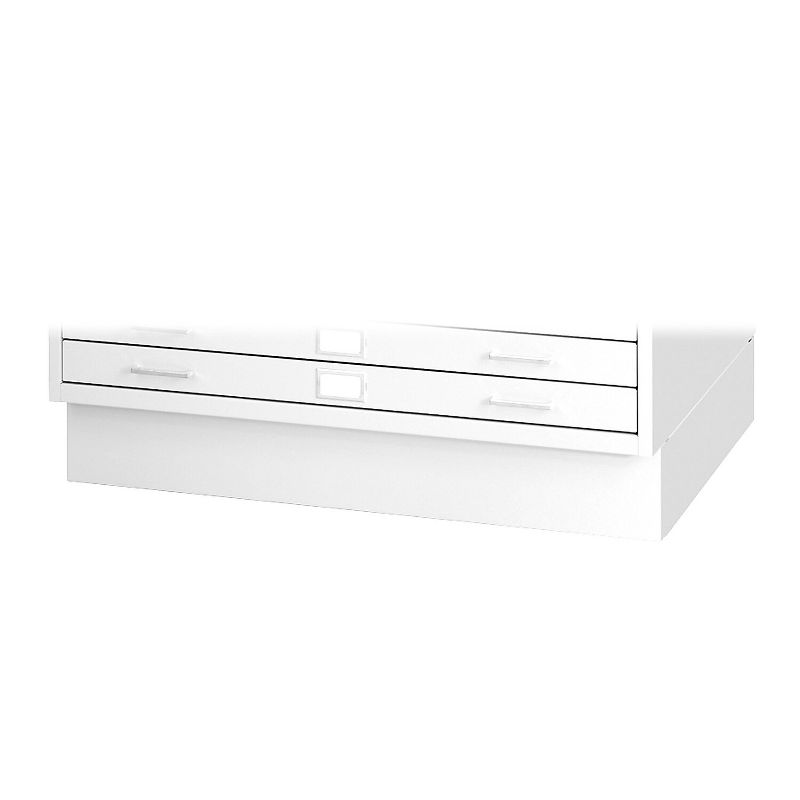 Safco 2-Drawer Flat File Cabinet UnAssembled Specialty White 4999WHR, 1 of 2