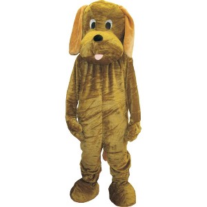 Dress Up America Golden Retriever Puppy Dog Mascot for Adults - One Size Fits Most - 1 of 1