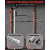 Home Gym, Squat Rack with Barbell & Cable System - Multi-Functional Smith Machine, Lat Pulldown, Safety Arms for Full Body Strength Training - 3 of 4