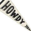 Fabric Wall Pennant Howdy - Bullseye's Playground™ - 4 of 4