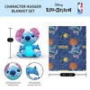 NBA Spin Stitch Hugger Pillow & Silk Touch Throw Blanket Set 40x50 Inches - 4 of 4