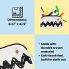 Yoobi Peanuts Pencil Pouch with Snoopy Pin Black Chevron Single Zip - 3 of 4